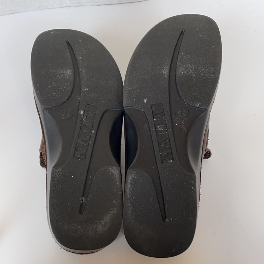 NAOT sz 39 brown leather clog - Picture 5 of 9